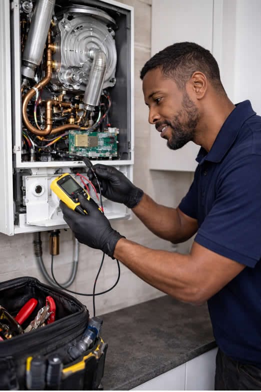 Boiler servicing