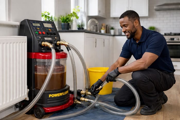 Power flush main